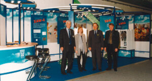 Markku Mäenpää ja Asko Korpela messuilla Sveitsissä