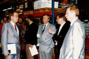 Tukkuliike Onnisen vierailu Valloxilla 26.4.1988