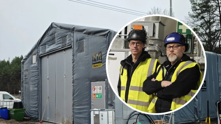 Matias Blomqvist and Henrik Elving from Ventilation & Energioptimering AB