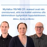 Näin syntyivät MyVallox 119/149 CFi -koneet artikkelikuva