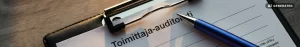 Tekoälyllä generoitu kuva auditointimuistiinpanoista