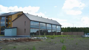 Kaksikerroksinen rivitaloasunto Lempäälän asuntomessuilla